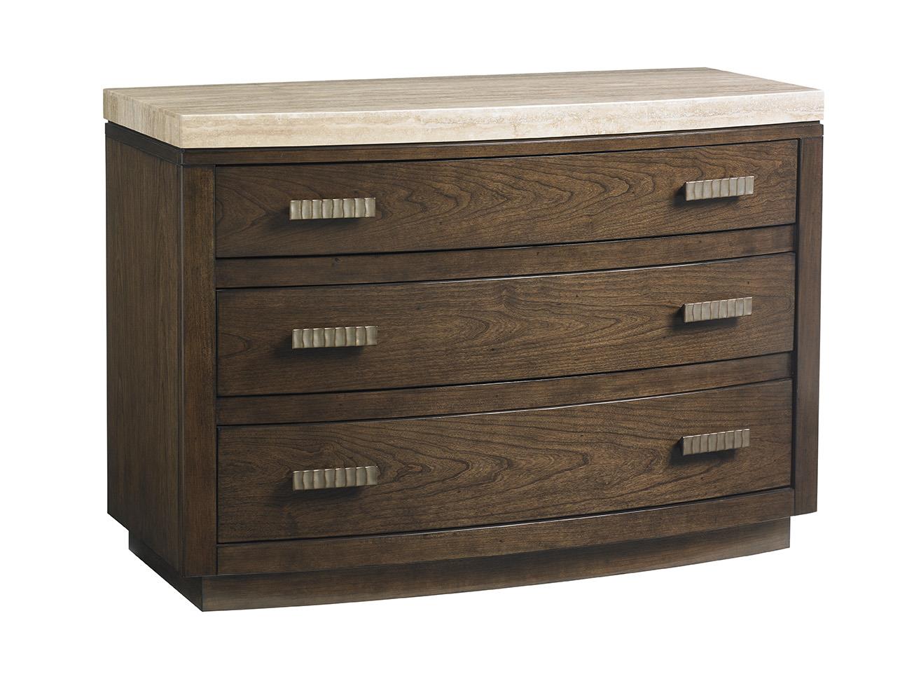 Lexington LAUREL CANYON 721624 Pershing Bachelor's Chest with Silver